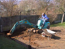 Koi Pond Digging