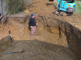 Koi Pond Digging